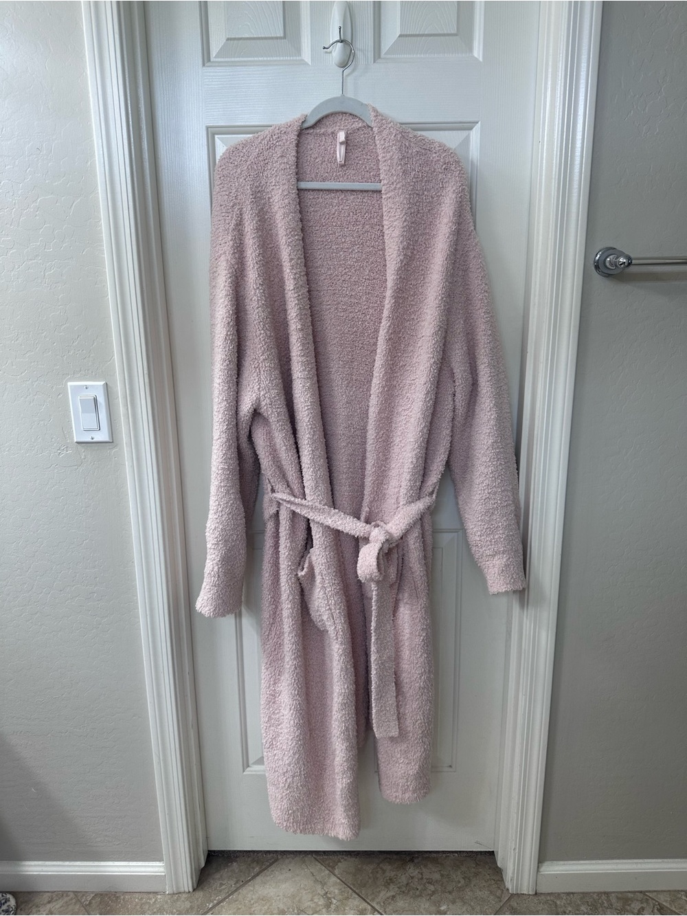 SKIMS Cozy Knit Robe Dusk Rose 4X/5X Soft Plush Loungewear